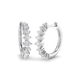Hoop Earrings - Luxly 0.5ct Gold Diamond Elegant Luxury