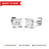Lab grown diamond earring
