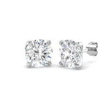 8.00 Ct DE/VVS Lab Grown Round Cut Diamond Stud Earring | Prong Set