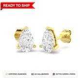 Lab grown diamond earring