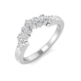 Diamond Gsakgow Wishbone Ring | 0.25ct | Hallmarked Gold & Platinum