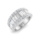 Diamond Baguette & Brilliant Ring | 0.5ct - 4ct