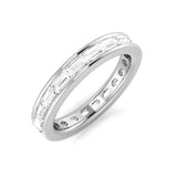 Natural Diamond Full Eternity Ring | 1ct - 1.25ct | Baguette Diamonds