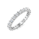 Lab-Grown & Natural Diamond Full Eternity Ring | Bar Set | 1.00-2.00ct