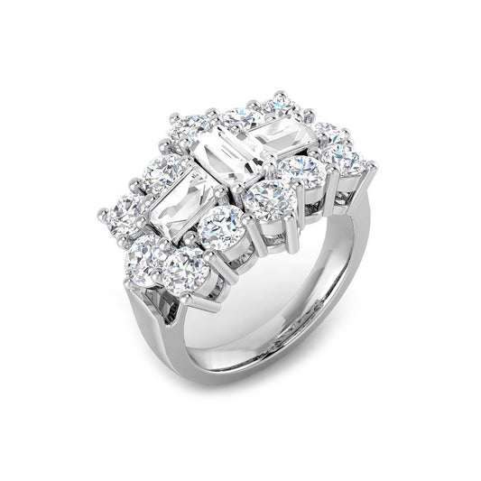 Diamond Waltob Baguette & Brilliant Ring | 2ct - 4.5ct