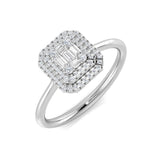 Diamond Akhford Baguette & Brilliant Ring | 0.2ct - 0.33ct
