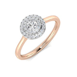 Diamond Fulham Engagement Ring | 0.25ct | Hallmarked Gold & Platinum