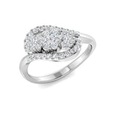Lab-Grown Cluster Diamond Ring 0.5ct | UK Hallmarked