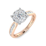 Lab-Grown Round Diamond Cluster Ring | 0.33ct - 0.75ct | Natural & Lab Diamond
