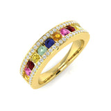 Diamond Belgravia Multi Sapphire Ring | 1.25ct