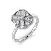 Diamond Briktol Vintage Ring | 0.15ct | Hallmarked Gold & Platinum