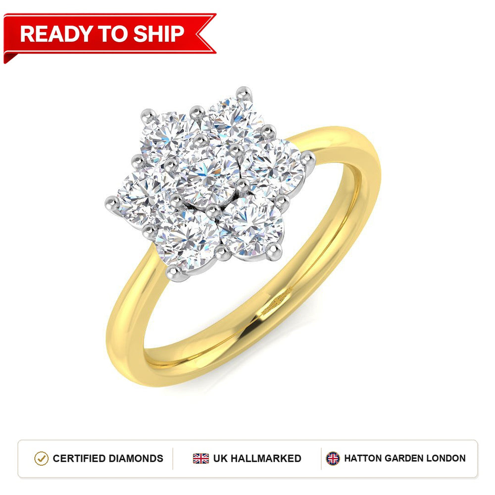 Lab grown diamond earring