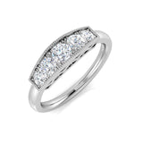 Five-Stone Diamond Ring | Lab-Grown & Natural Diamonds | 0.33ct - 0.5ct