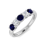 Diamond Whitby Blue Sapphire Ring | 1ct - 1.25ct