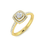 Diamond Weybridge Halo Ring | 0.33ct - 0.5ct
