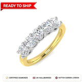 Lab grown diamond earring