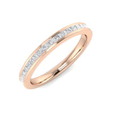 Lab-Grown Diamond Princess Half Eternity Ring | 0.33ct