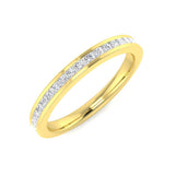 Lab-Grown Diamond Princess Half Eternity Ring | 0.33ct
