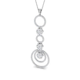 Crocus Diamond Circle of Life Pendant 1.25ct to 1.5ct Gold (Without Chain )
