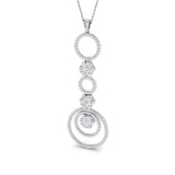 Crocus Diamond Circle of Life Pendant 1.25ct to 1.5ct Gold (Without Chain )