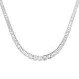 Colin Baguette Brilliant Necklace 9.5ct Gold Platinum