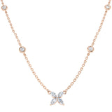 Sasha Diamond Necklace 0.5ct Gold Platinum