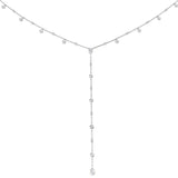 Daria Diamond Drop Necklace 0.5ct to 1ct Gold Platinum