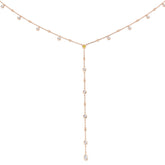 Dawn Diamond Drop Necklace 0.5ct Gold Platinum