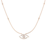 Gavin Diamond Necklace Religious 0.25ct Platinum Gold