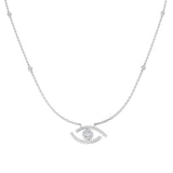 Gavin Diamond Necklace Religious 0.25ct Platinum Gold