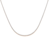Asset Tennis Necklace 2ct to 7ct Platinum Gold