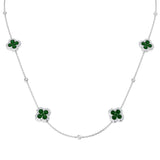 Ankh Emerald Necklace 4ct to 4.5ct Platinum Gold