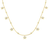 Annex Diamond Necklace 0.5ct Gold Platinum