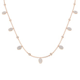 Annoy Diamond Necklace 0.5ct Platinum Gold