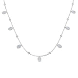 Annoy Diamond Necklace 0.5ct Platinum Gold