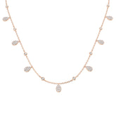 Anoa Diamond Necklace 0.5ct Gold Platinum