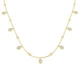 Anoa Diamond Necklace 0.5ct Gold Platinum
