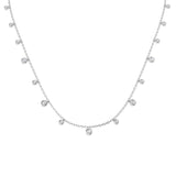Anomy Diamond Spectacle Necklace 0.5ct Platinum Gold