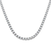 Atoll Diamond Tennis Necklace 2ct to 21ct Gold Platinum