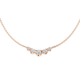 Anura Diamond Drop Necklace 0.33ct to 0.75ct Gold Platinum