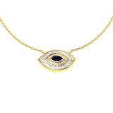 Arson Blue Sapphire Necklace 0.5ct Platinum Gold