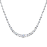 Attar Tennis Necklace 7.5ct to 17ct Gold Platinum