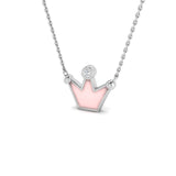 Blain Diamond Necklace 0.1ct Gold Platinum