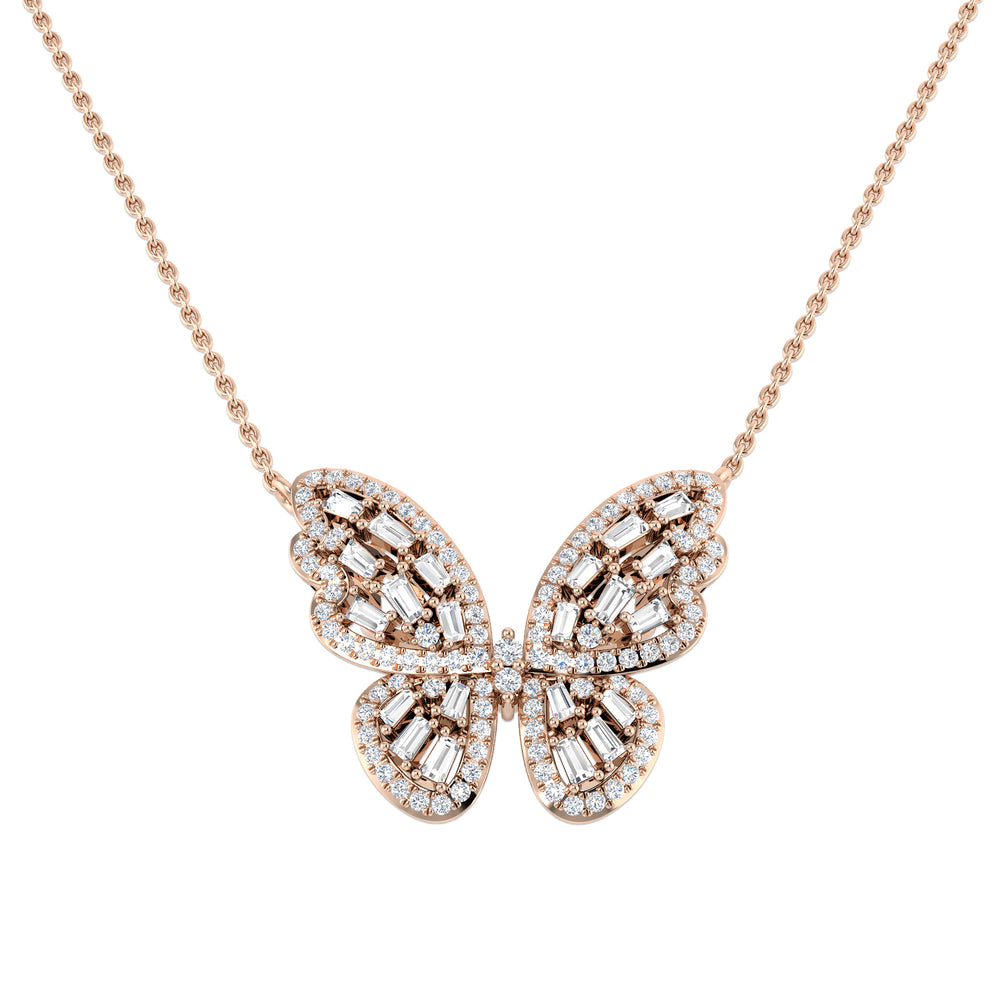Bluet Diamond Necklace 0.5ct Circle Gold Platinum