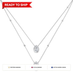 Lab grown diamond tennis bracelet