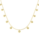 Burro Diamond Spectacle Necklace 0.75ct Gold Platinum
