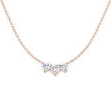 Campo Diamond Drop Necklace 0.5ct to 1ct Gold Platinum