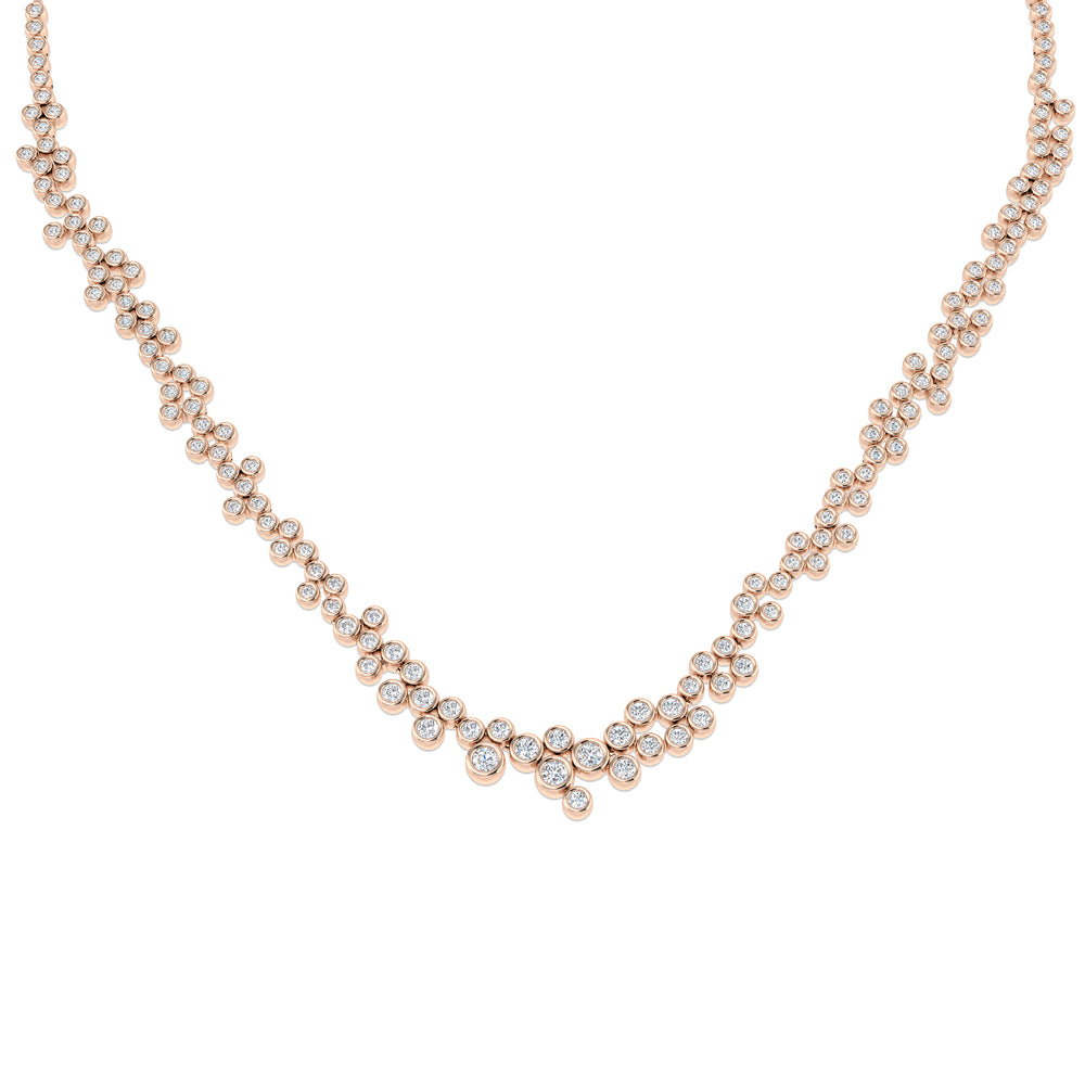 Bloke Diamond Fancy Necklace 7.5ct Gold Platinum