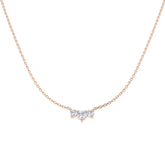 Campo Diamond Drop Necklace 0.5ct to 1ct Gold Platinum