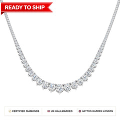 Lab grown diamond tennis bracelet